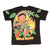 Bootleg Betty Boop Luau Lady Hawaiian All Over Print Tee Shirt Size XL Single Stitch