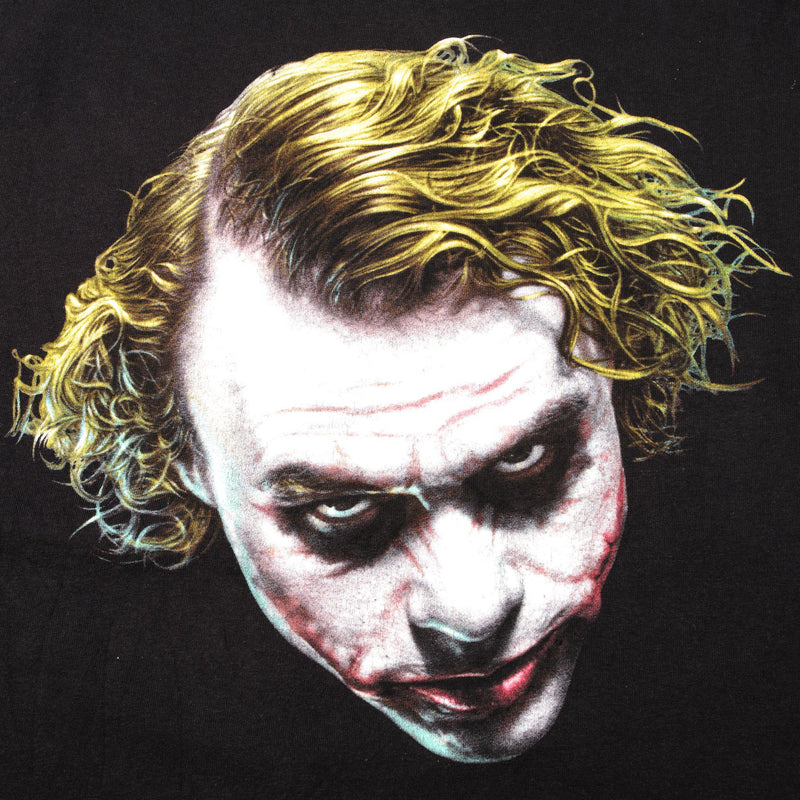 VINTAGE BATMAN MOVIE THE DARK KNIGHT THE JOKER TEE SHIRT SIZE XL