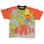 Vintage Bart Simpson Toxic Skate All Over Print Tee Shirt 2000 Size Small