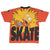 Vintage Bart Simpson Toxic Skate All Over Print Tee Shirt 2000 Size Small