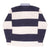 Vintage Ralph Lauren Blue & White Striped Rugby Polo Shirt 1990S Size XL