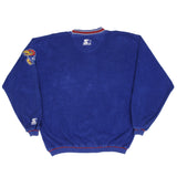 Vintage NCAA University Of Kansas Jayhawk Starter Sweatshirt 1990S Size Large