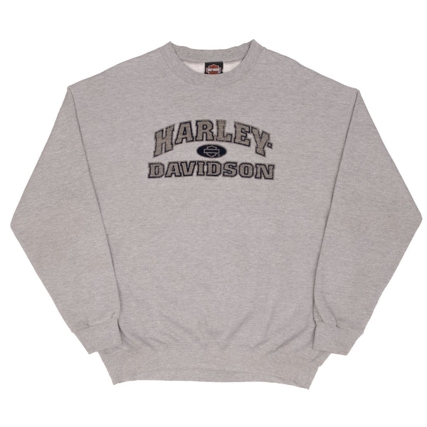 Vintage Harley Davidson New York 2000 Grey Sweatshirt Size XL