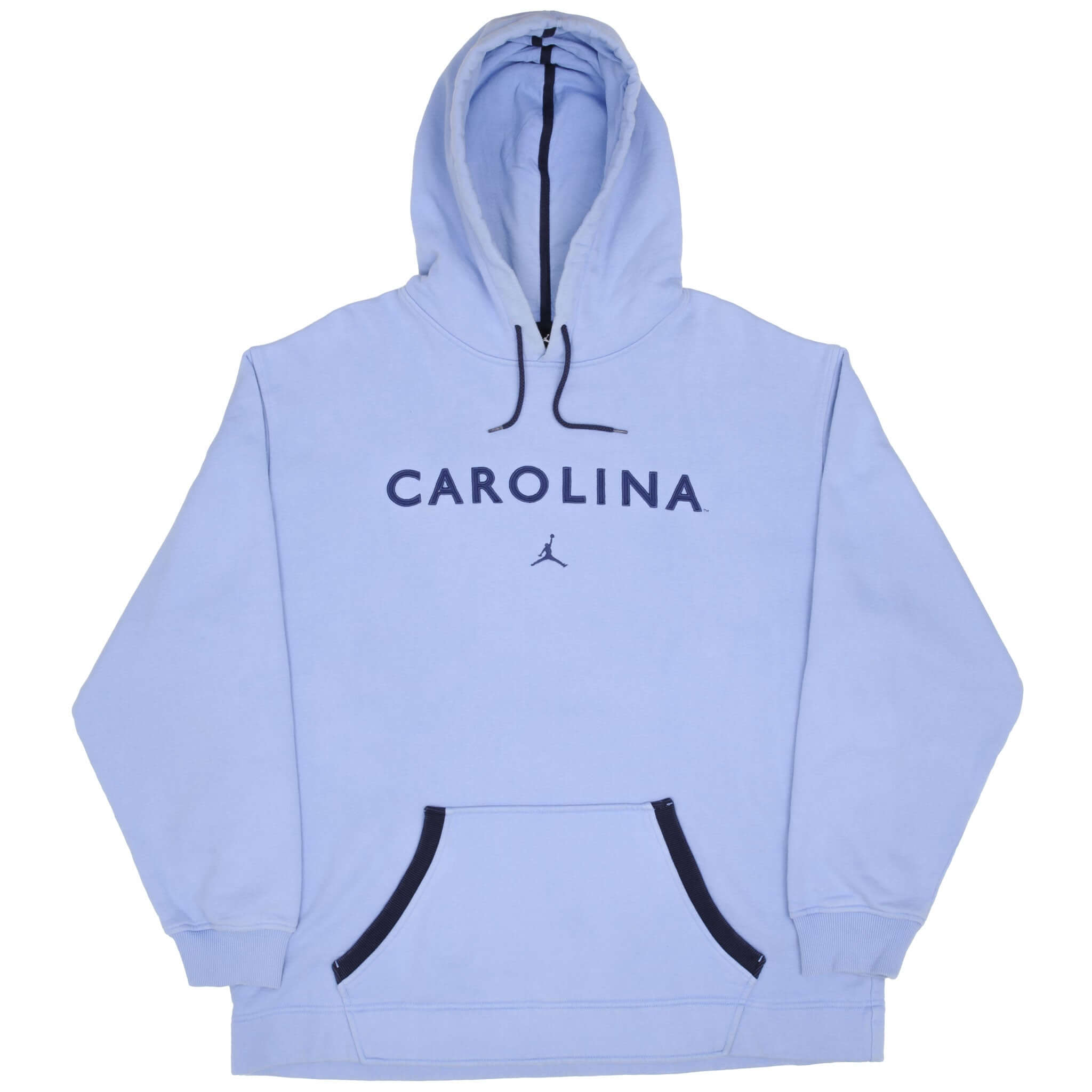 VINTAGE NCAA UNC NORTH CAROLINA TARHEELS JORDAN HOODIE SWEATSHIRT SIZE XL