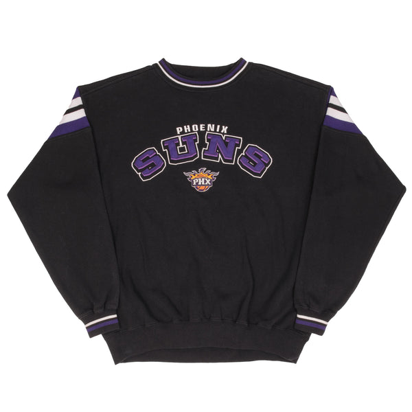 Vintage Nba Phoenix Suns Black Lee Sport Sweatshirt 1990S Size Large