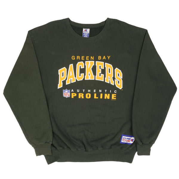 Vintage NFL Green Bay Packers 1996 Champion Pro Line Sweatshirt Size 2XL