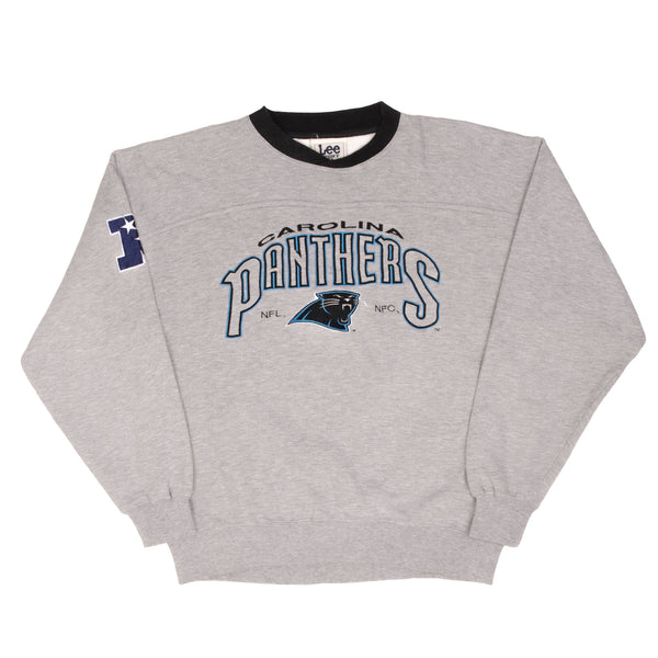 Vintage NFL Carolina Panthers 1990S Grey Sweatshirt Size Medium