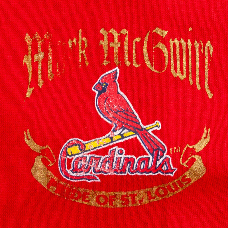 Vintage Mlb St Louis Cardinals Mark Mcgwire Home Run Record 1998 Tee Shirt Medium