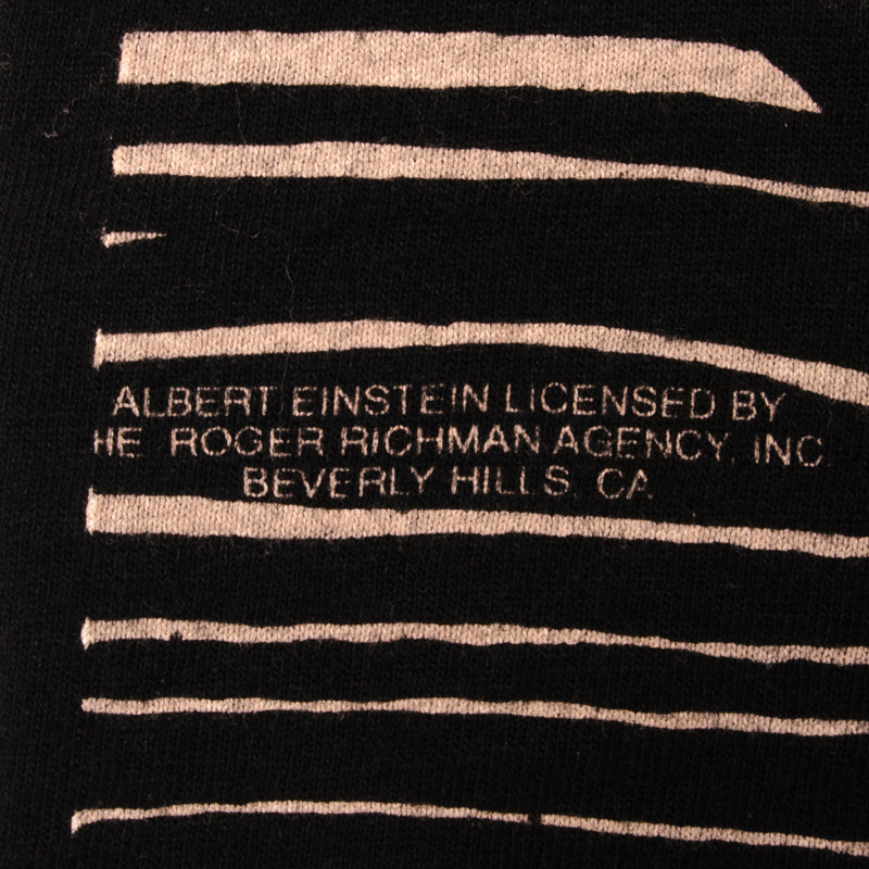 Vintage All Over Print Albert Einstein Imagination is more important than knowledge 1990S Tee Shirt Size XL Made In USA