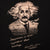 Vintage All Over Print Albert Einstein Imagination is more important than knowledge 1990S Tee Shirt Size XL Made In USA