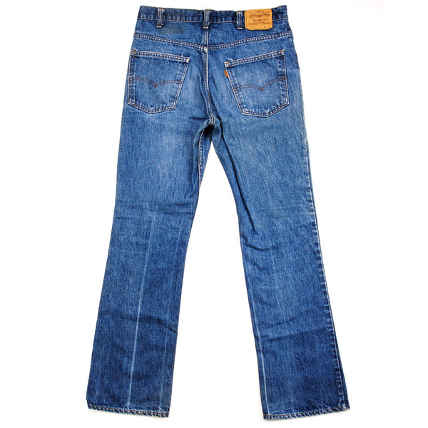 JEANS VINTAGE LEVIS 517 TALLA 33X32 W33 L32 HECHOS EN EE. UU. PESTAÑA NARANJA