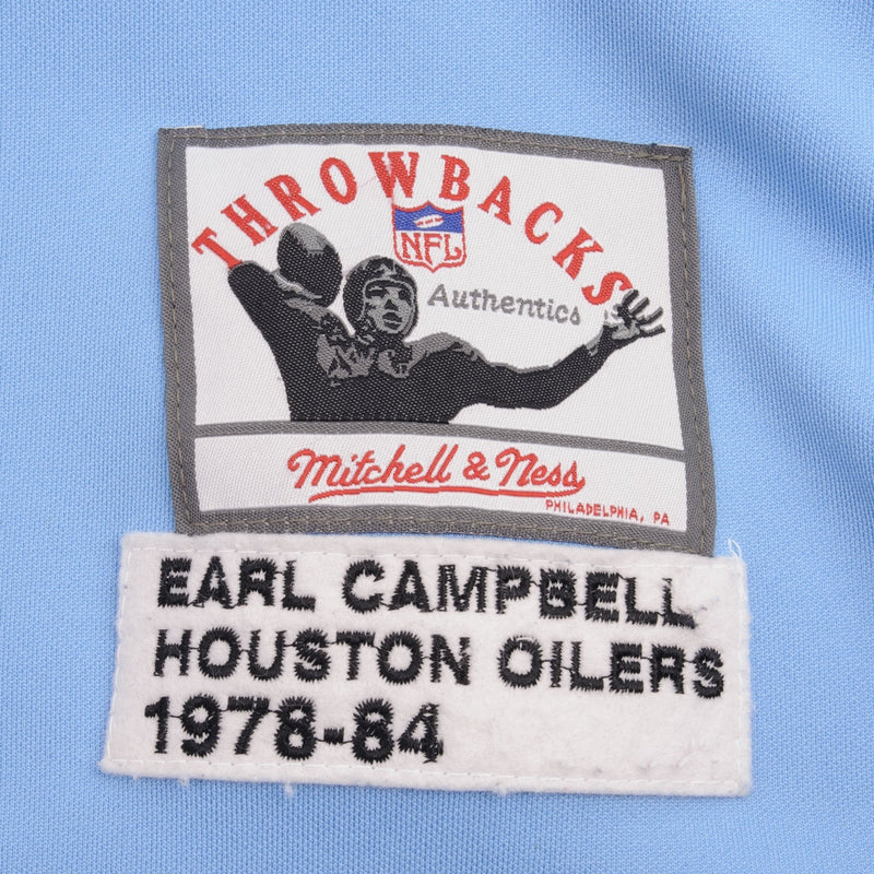 Vintage NFL Houston Oilers Campbell #8 Mitchell & Ness Throwback Jersey 1978 1984 Size 54 Made In USA