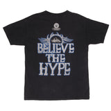 Vintage WWE WWF Wrestling Bill Goldberg Believe In The Hype Wrestlemania Tee Shirt 2002 Size Medium