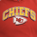 Vintage NFL Kansas City Chiefs Spellout 1993 Hoodie Sweatshirt Size Large Made In USA