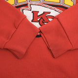 Vintage NFL Kansas City Chiefs Spellout 1993 Hoodie Sweatshirt Size Large Made In USA