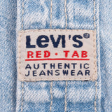 Vintage Levis Red Tab Denim Blue Pocket Shirt 1990S Size XL