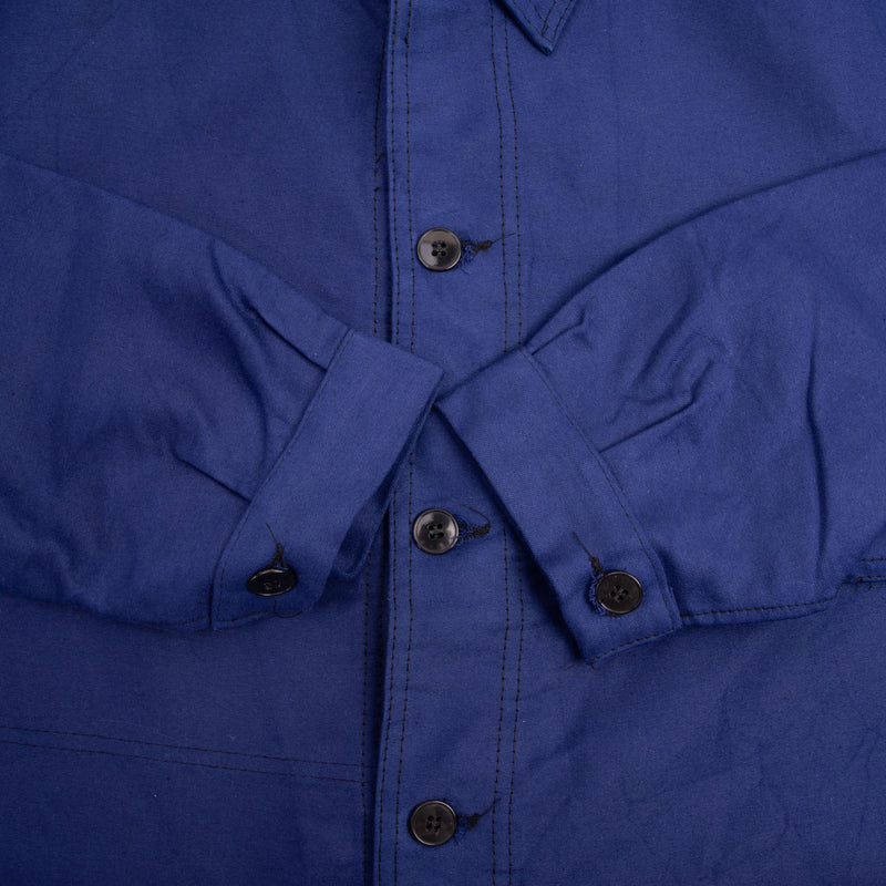 VINTAGE FRENCH WORKWEAR BARBE BLEUE JACKET 1960S SIZE MEDIUM MADE IN FRANCE