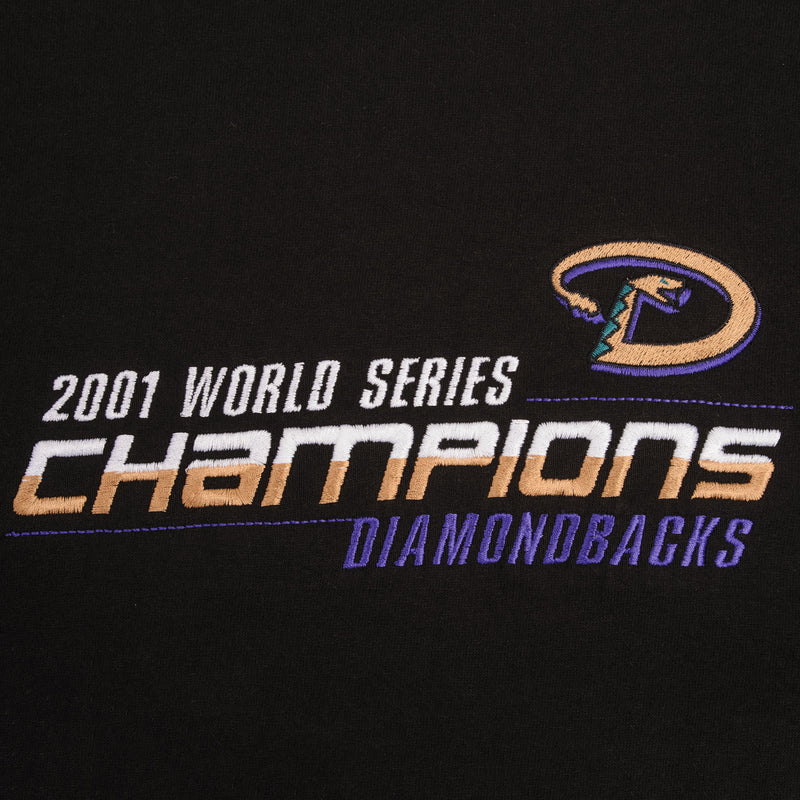 Vintage Mlb Arizona Diamondbacks World Champions 2001 Embroidered Tee Shirt Size Large