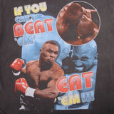 Bootleg Boxing Tee Shirt Mike Tyson If you can't Beat Then Bite Them Size XL Single Stitch