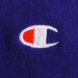 Vintage Blue Champion Small Logo Reverse Weave Sweater 90S Size 2XLarge. Made In USA.