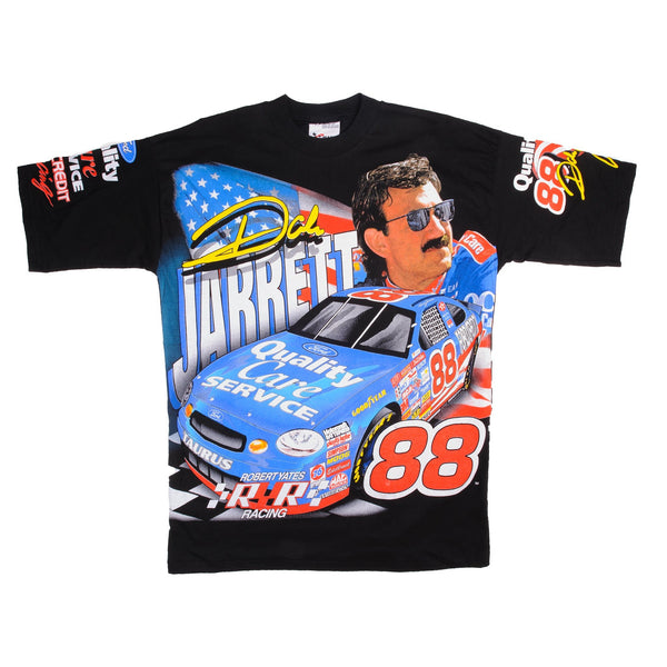 Vintage Nascar Dale Jarrett Number 88 "Flying Colors" 1998 Tee Shirt Size XL. Made In USA