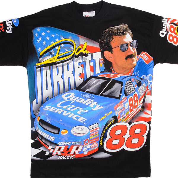 Vintage Nascar Dale Jarrett Number 88 "Flying Colors" 1998 Tee Shirt Size XL. Made In USA