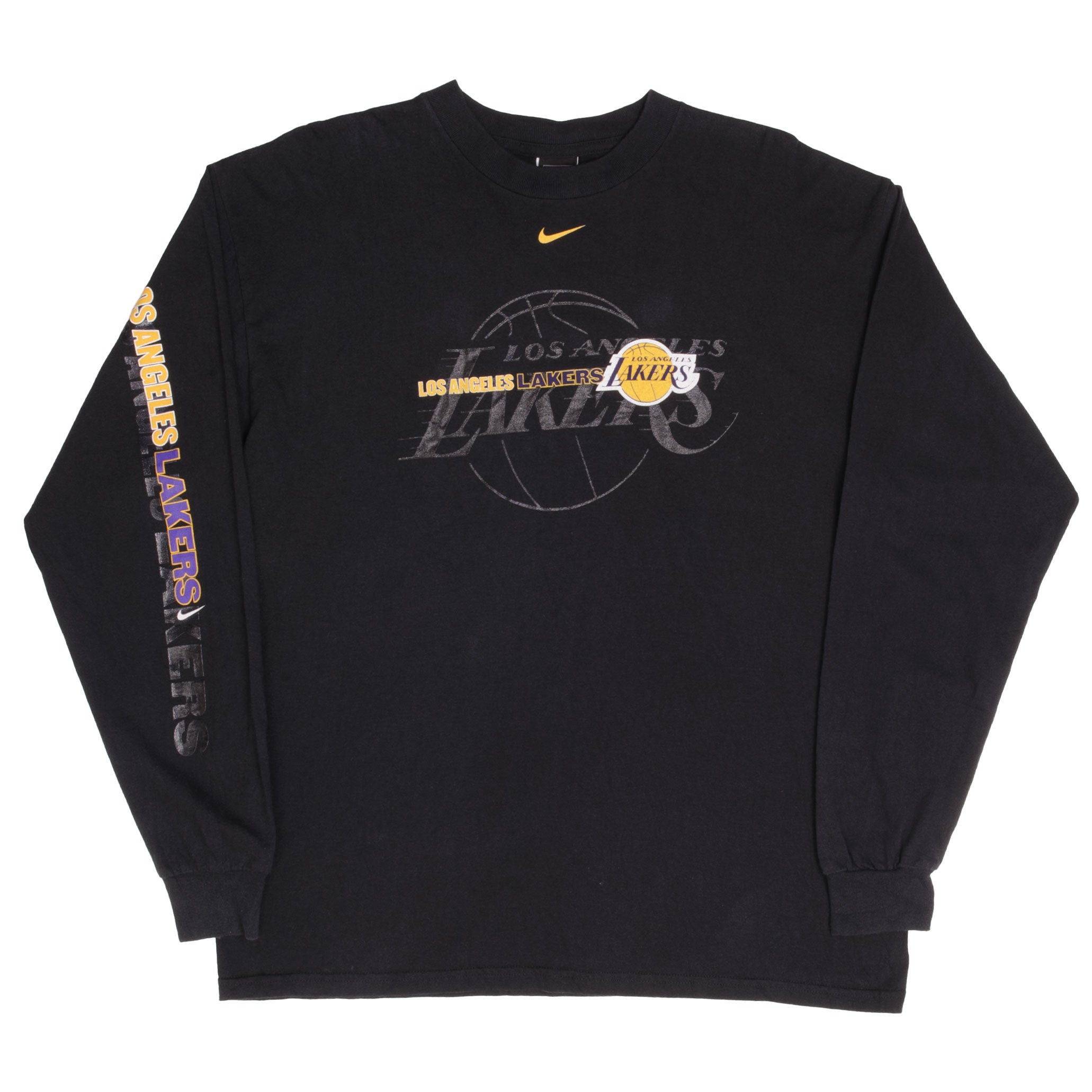 LA Lakers Retro Logo LS T-Shirt