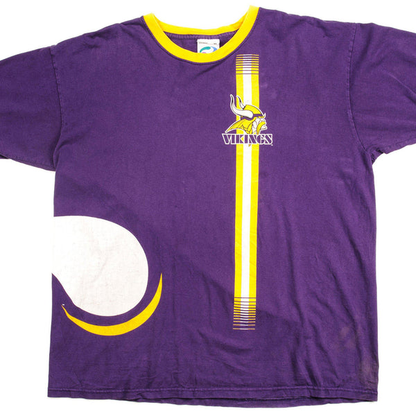 CAMISETA VINTAGE NFL MINNESOTA VIKINGS DE LIQUID BLUE TALLA XL FABRICADA EN EE. UU.