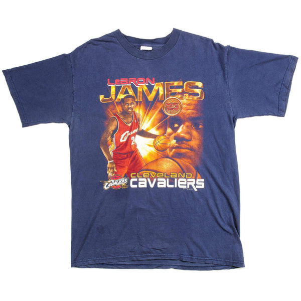 VINTAGE NBA LEBRON JAMES CLEVELAND CAVALIERS TEE SHIRT SIZE LARGE