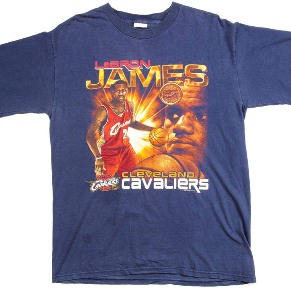 VINTAGE NBA LEBRON JAMES CLEVELAND CAVALIERS TEE SHIRT SIZE LARGE