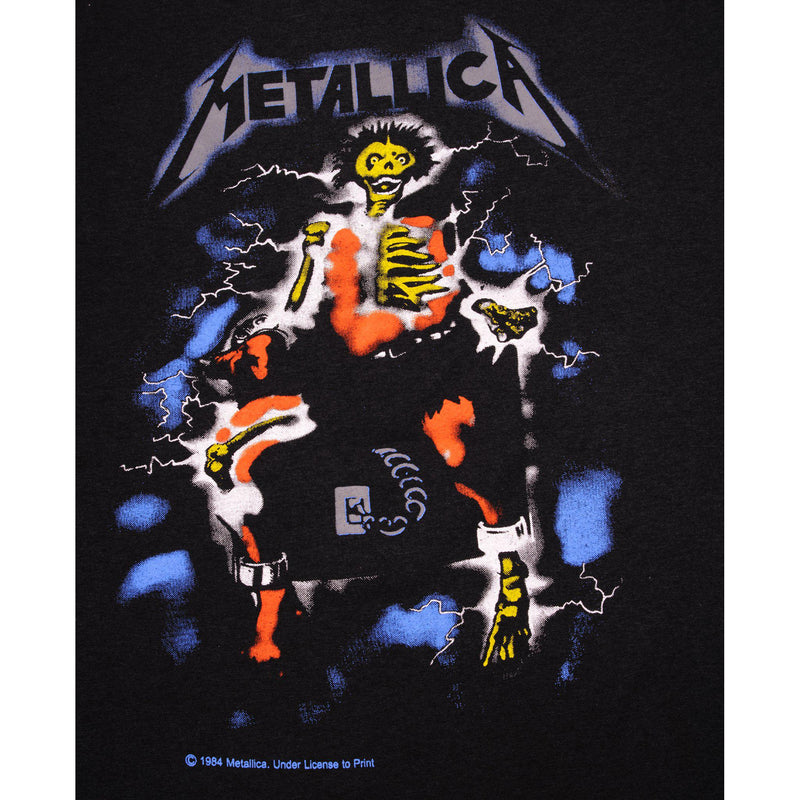 VINTAGE METALLICA METAL UP YOUR ASS TEE SHIRT 1984 SIZE LARGE MADE IN USA