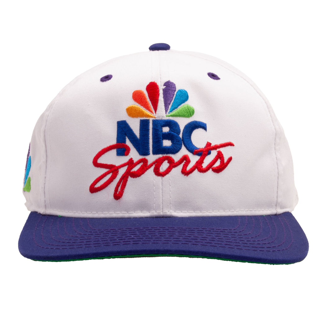 Vintage Nbc Sports 1990S White Snap Back Cap