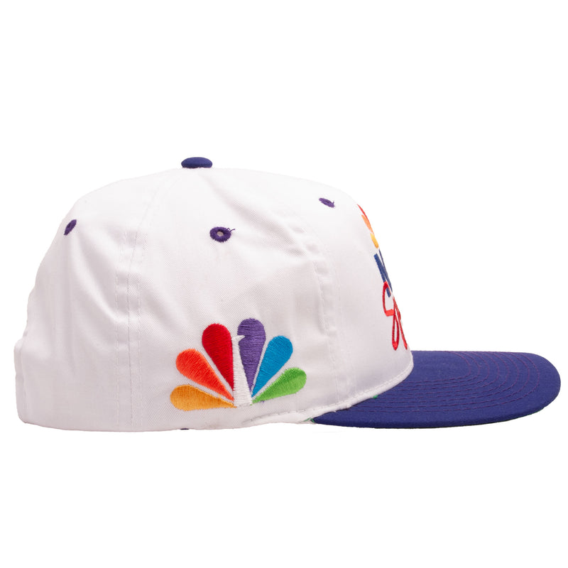 Vintage Nbc Sports 1990S White Snap Back Cap