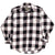 Vintage Black And White Check Plaid Flannel Shirt 1990S Size Medium