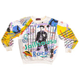 SUDADERA VINTAGE CON ESTAMPADO COMPLETO DE ELVIS, TALLA GRANDE, 1989, FABRICADA EN EE. UU.