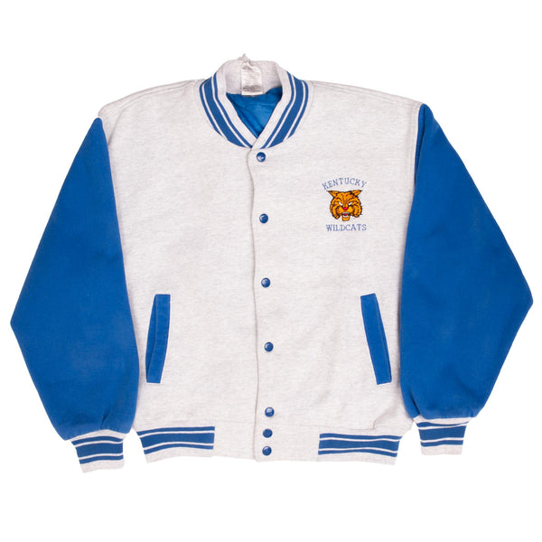 Vintage Ncaa Kentucky Wildcats Varsity Jacket 1990S Size Large