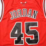 CAMISETA VINTAGE NIKE NBA CHICAGO BULLS MICHAEL JORDAN N.º 45 CAMISETA TALLA GRANDE DÉCADA DE 1990