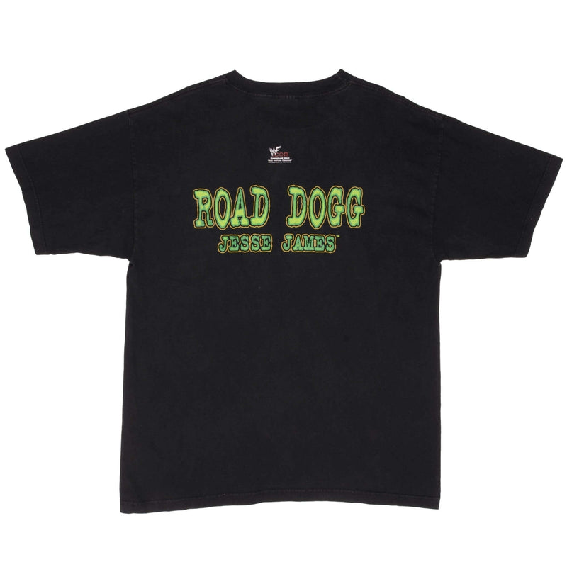 Vintage WWF World Wrestling Federation Road Dogg Jesse James I Do It Hardcore Tee Shirt 1999 Size XL