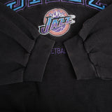 SUDADERA VINTAGE DE LA NBA CON BORDADO DE LOS UTAH JAZZ, AÑOS 90, TALLA 4XL, FABRICADA EN EE. UU.