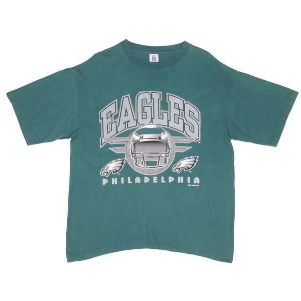 Vintage NFL Philadelphia Eagles 1996 Tee Shirt Size XL Made In USA With Single Stitch Sleeves