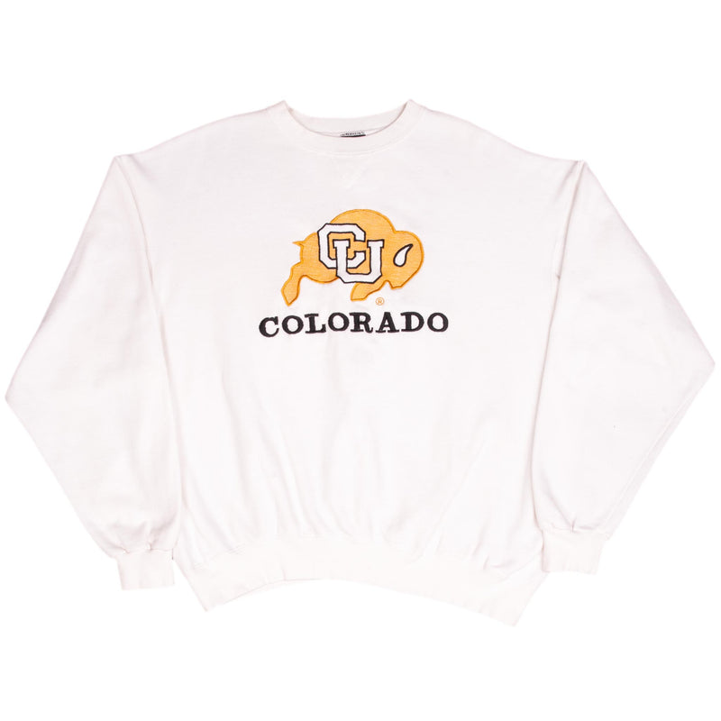 Vintage Ncaa Colorado Golden Buffaloes Sweatshirt 1990S Size Medium