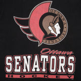 Vintage NHL Ottawa Senators 1990S Tee Shirt Size Large Made In USA With Single Stitch Sleeves