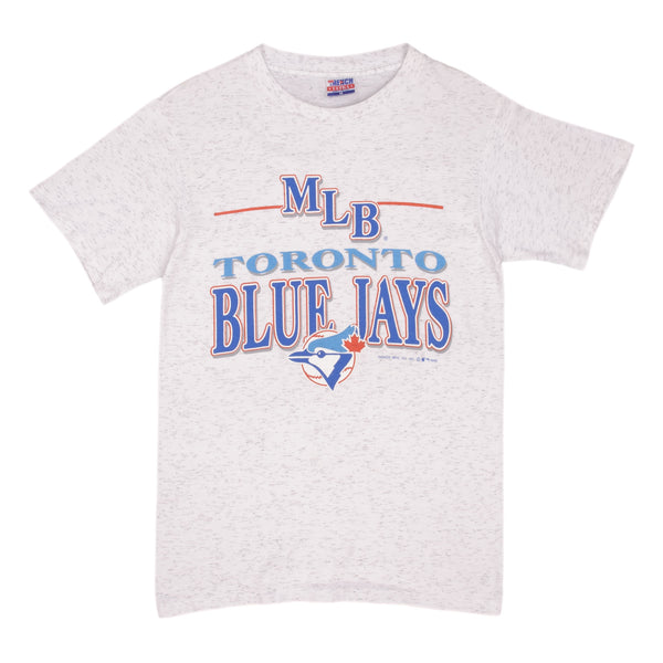 Vintage MLB Toronto Blue Jays 1992 Tee Shirt Size Medium Made In Usa With Single Stitch Sleeves