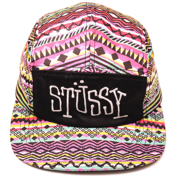 Vintage Stussy Multicolors 5 Panels Cap Funky Fresh !!