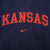 Vintage Nike Kansas Embroidered Sweatshirt 1990S Size XL