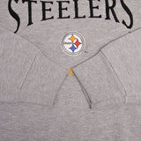 Vintage NFL Pittsburgh Steelers AFC Champions 1995 Embroidered Sweatshirt Large Made In USA