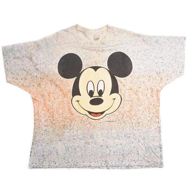 CAMISETA VINTAGE DE DISNEY MICKEY TALLA 2XL FABRICADA EN EE. UU.