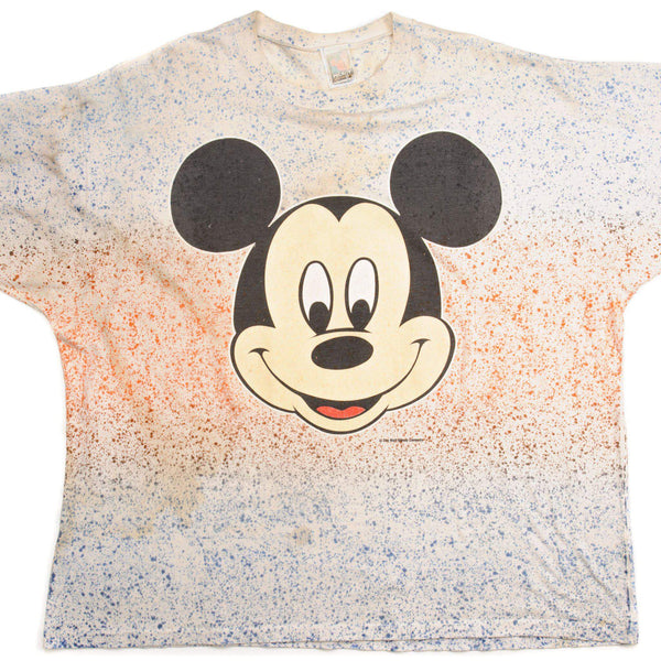 CAMISETA VINTAGE DE DISNEY MICKEY TALLA 2XL FABRICADA EN EE. UU.