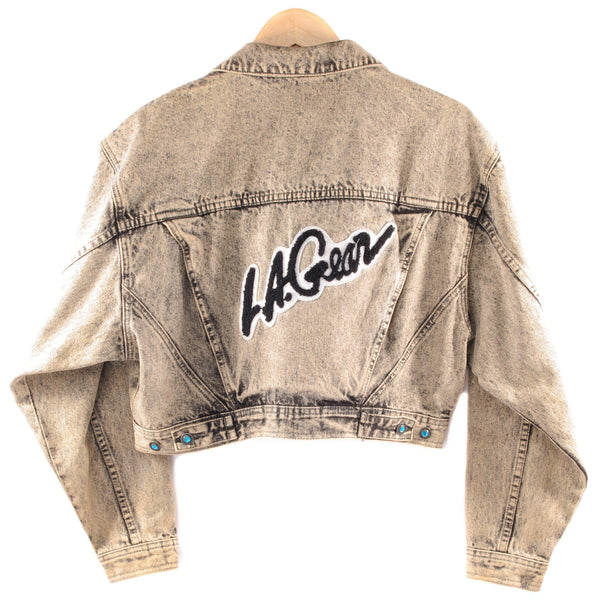 Vintage L.A. Gear Jeans Jacket Woman Size Large.