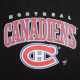 Vintage NHL Montreal Canadiens 1990S Tee Shirt Size Large Made In Canada With Single Stitch